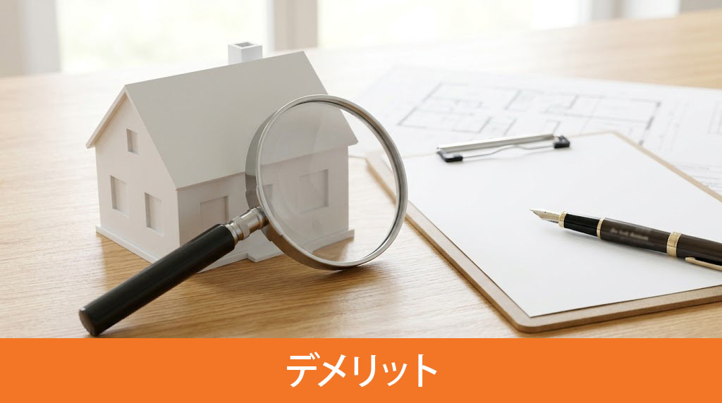 新築・中古一戸建てを選ぶ際のデメリット