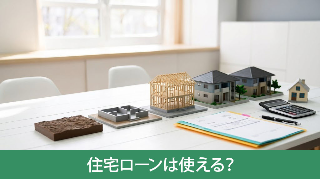 土地の購入に住宅ローンは使える？