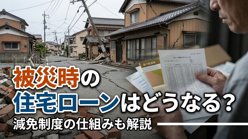 被災時の住宅ローンはどうなる？減免制度の仕組みも解説の画像