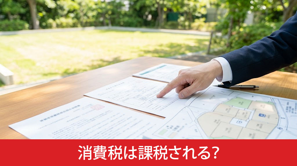 土地の売却そのものに消費税は課税される？