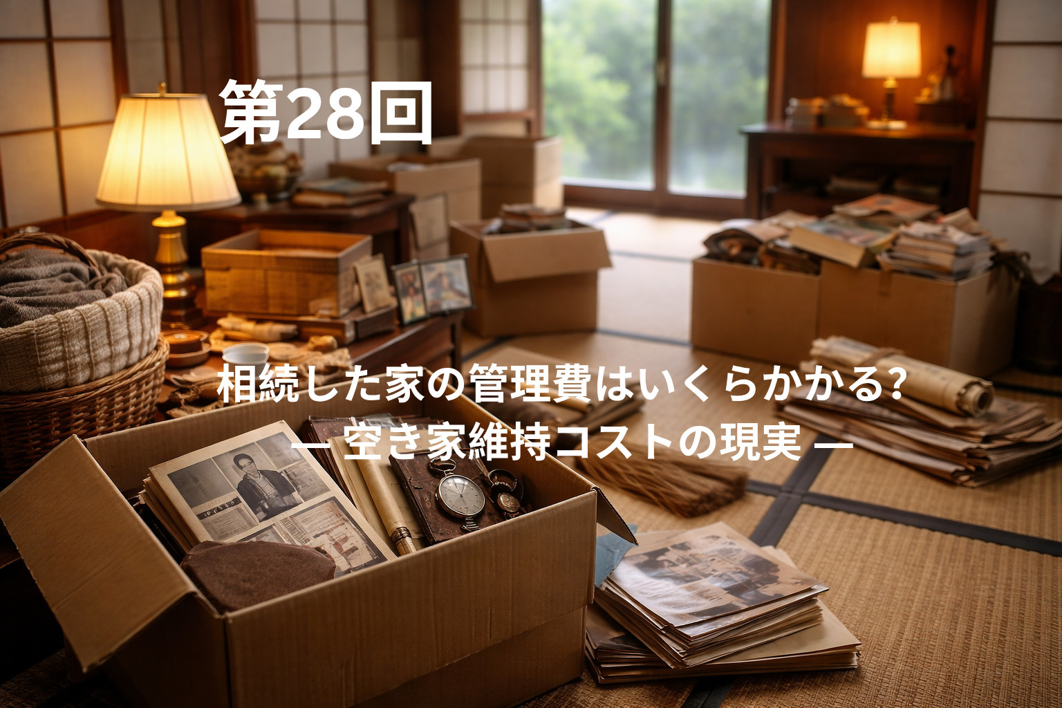 相続した家の管理費はいくらかかる？ ― 空き家維持コストの現実 ―の画像