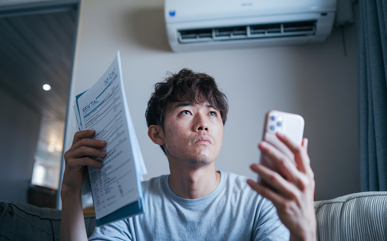 賃貸エアコンが故障したら誰が費用負担? 修理や交換の費用相場と確認ポイントの画像