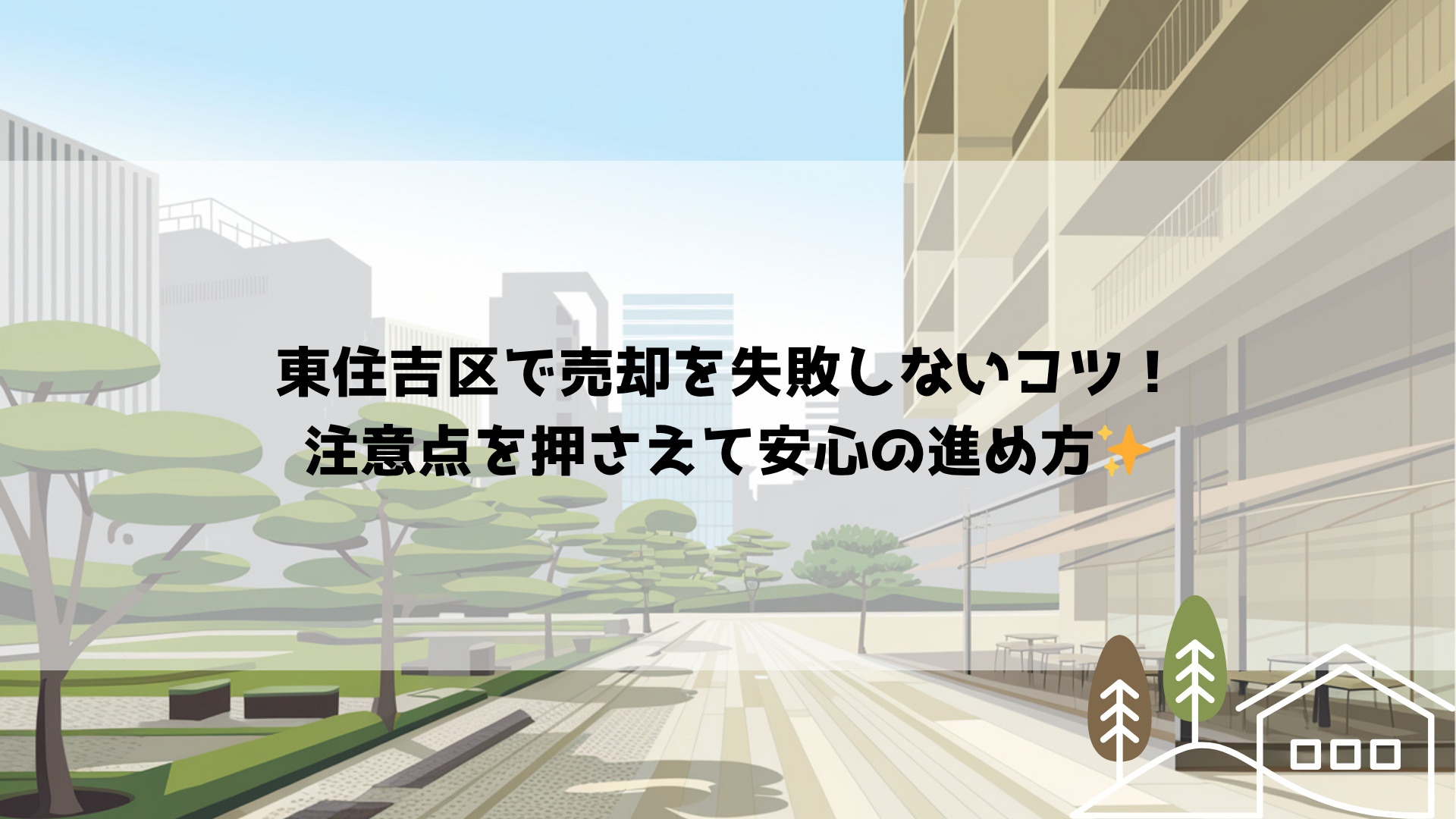 東住吉区で売却を失敗しないコツ！注意点を押さえて安心の進め方の画像
