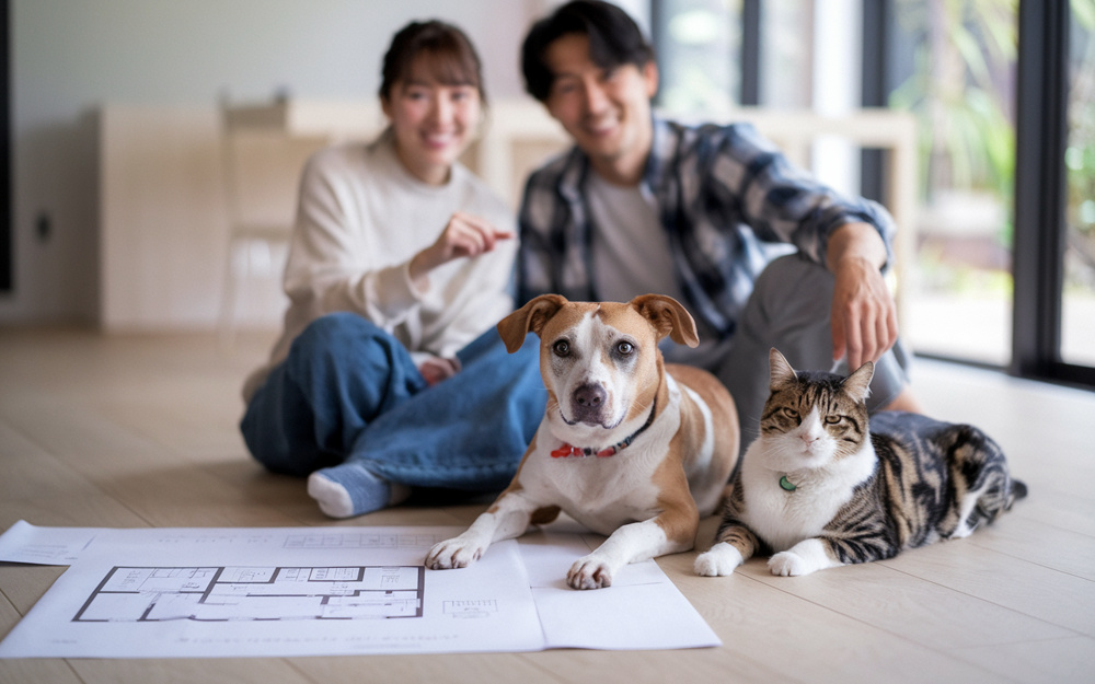ペットと快適に暮らす新築戸建て！間取りの工夫とおすすめ設備を解説の画像