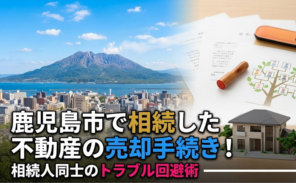 鹿児島市で相続した不動産の売却手続き！相続人同士のトラブル回避術の画像