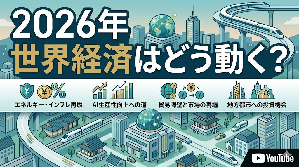 2026年の世界経済はどう動く？石油高騰と不動産の影響を整理するの画像