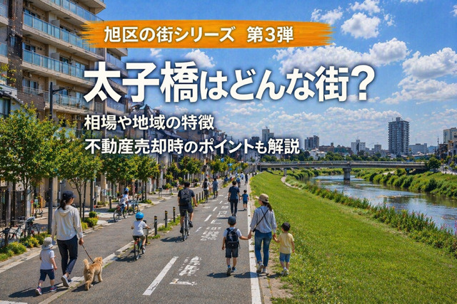 大阪市旭区太子橋の不動産売却は今が考えどき？  地域の特徴や相場環境のポイントを解説の画像