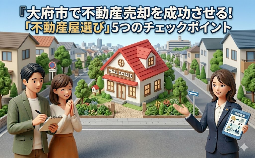 大府市で不動産売却を成功させる！はじめての方でも安心な「不動産屋選び」5つのチェックポイントの画像