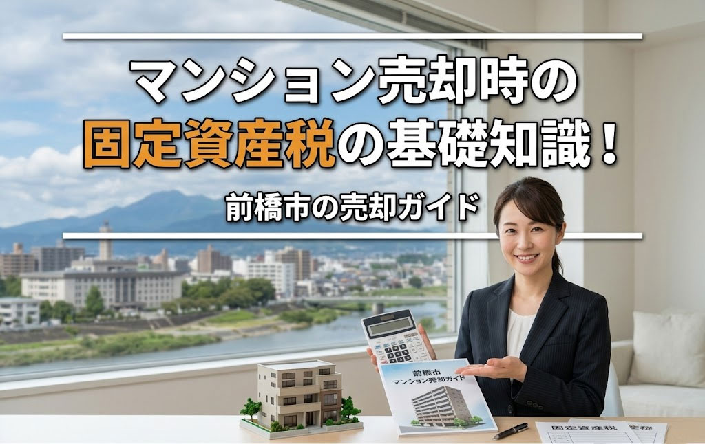 マンション売却時の固定資産税の基礎知識！前橋市の売却ガイドの画像