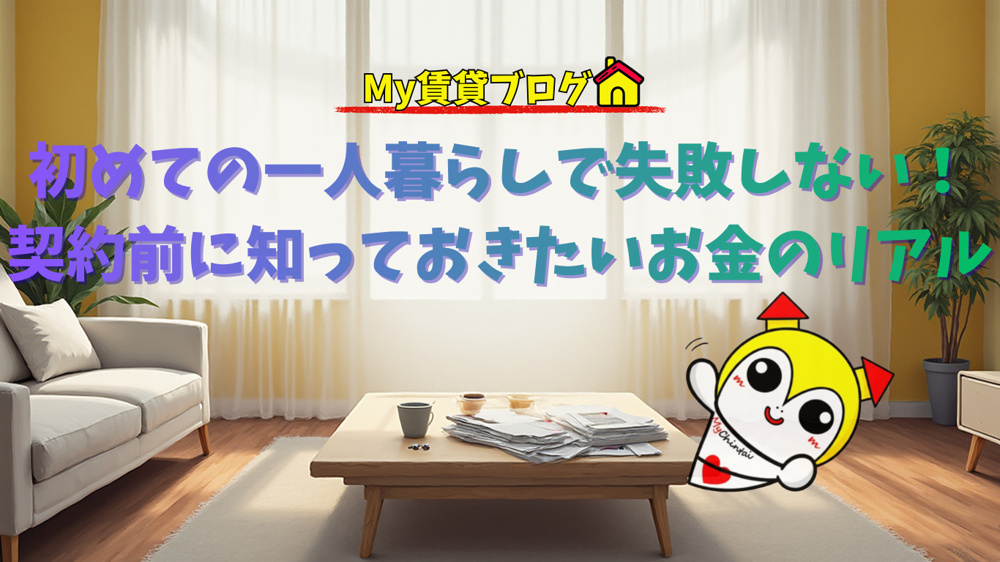  初めての一人暮らしで失敗しない！契約前に知っておきたいお金のリアルの画像