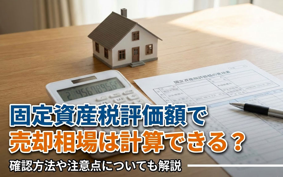 固定資産税評価額で売却相場は計算できる？確認方法や注意点についても解説
