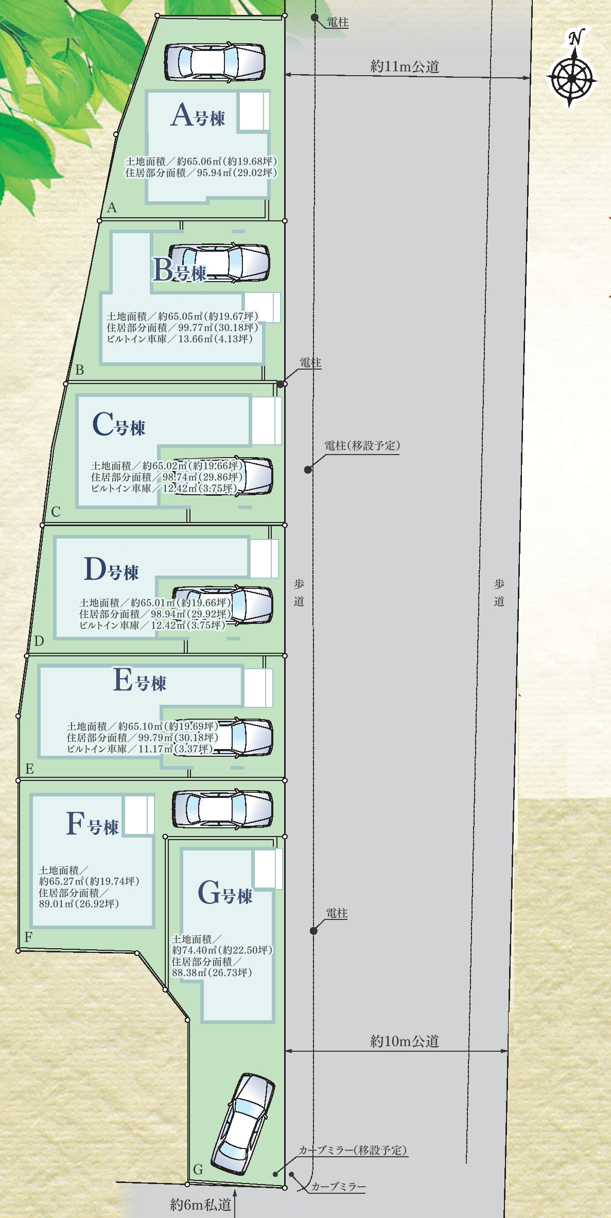 【新着】人気エリアに新築七棟！早い者勝ちですの画像