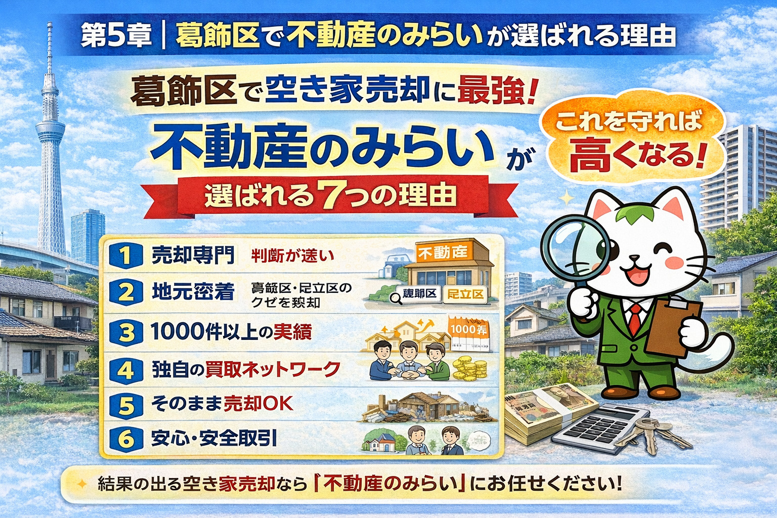 不動産のみらい 強み