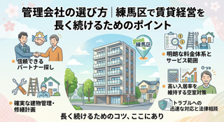 管理会社の選び方｜練馬区で賃貸経営を長く続けるためのポイント【2026年版】の画像