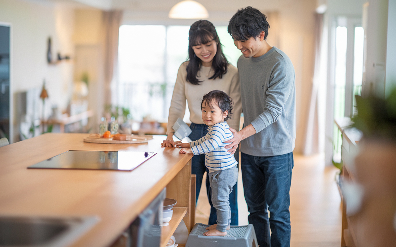 子育て家族向け住宅設備の選び方は  おすすめリフォームで暮らしを快適にの画像