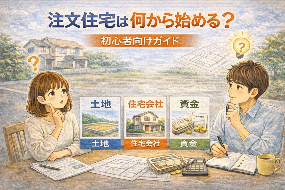 注文住宅は何から始める？初心者向けガイド｜大東市で失敗しにくい家づくりの順番の画像