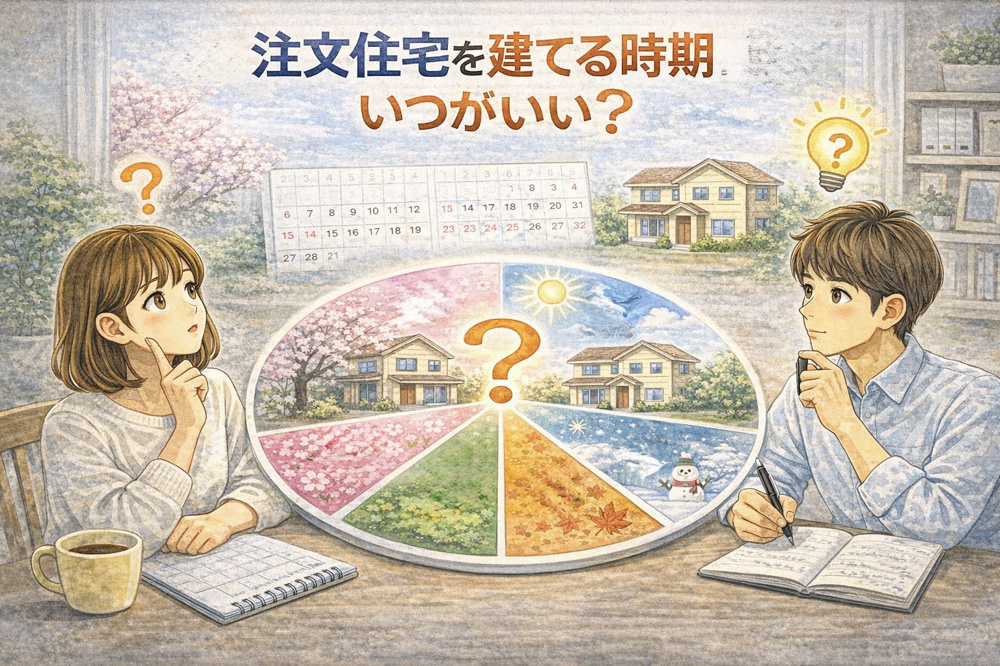  注文住宅を建てる時期はいつがいい？大東市で後悔しないベストタイミングの決め方の画像