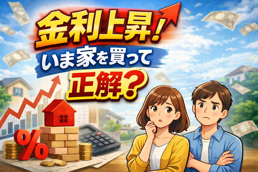 金利上昇！いま家を買って正解？の画像