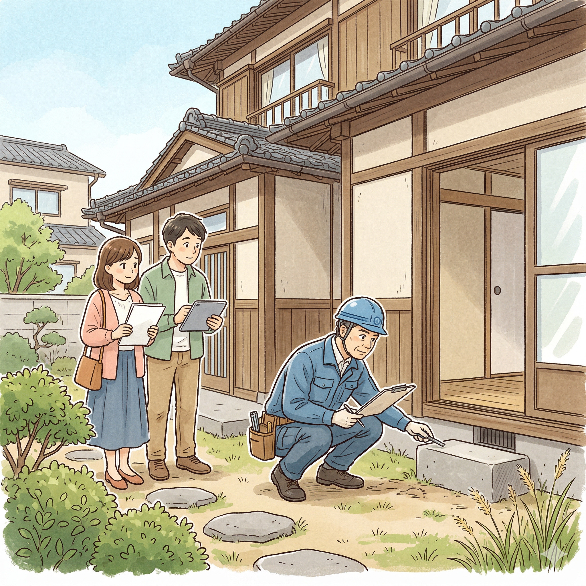 建物や土地の状態確認イメージ