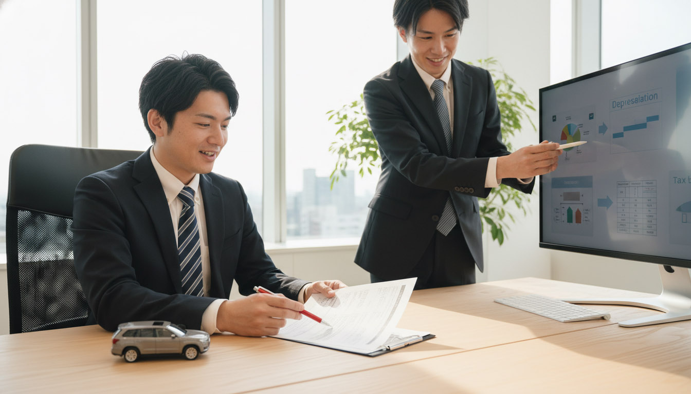 「減価償却」は魔法の節税？新車の購入と同じ仕組みで、会社員の所得税を合法的に減らすからくりの画像