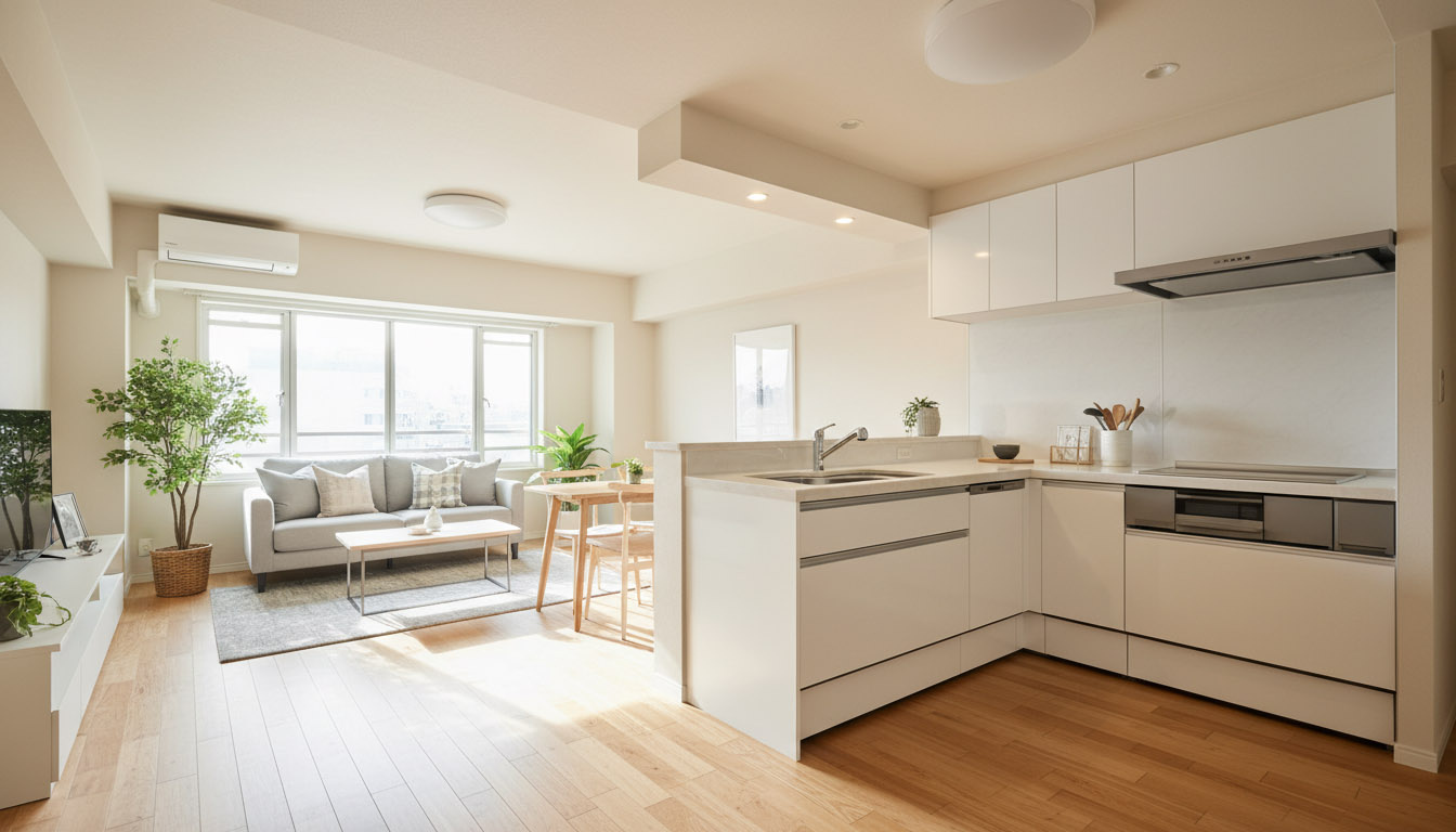 株式会社 高翔の技術でリノベーションされ、空室リスクをなくした安定稼働の投資用マンション室内