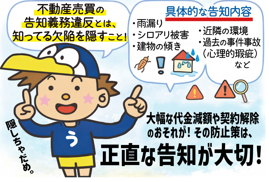 不動産売却の告知義務違反とは？自宅売却前に知るべきリスクと対策の画像