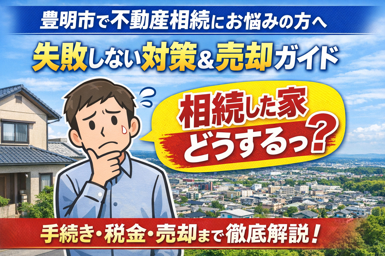【2026年版】豊明市で不動産相続に悩んだら｜失敗しない手続き・税金・売却の全知識の画像