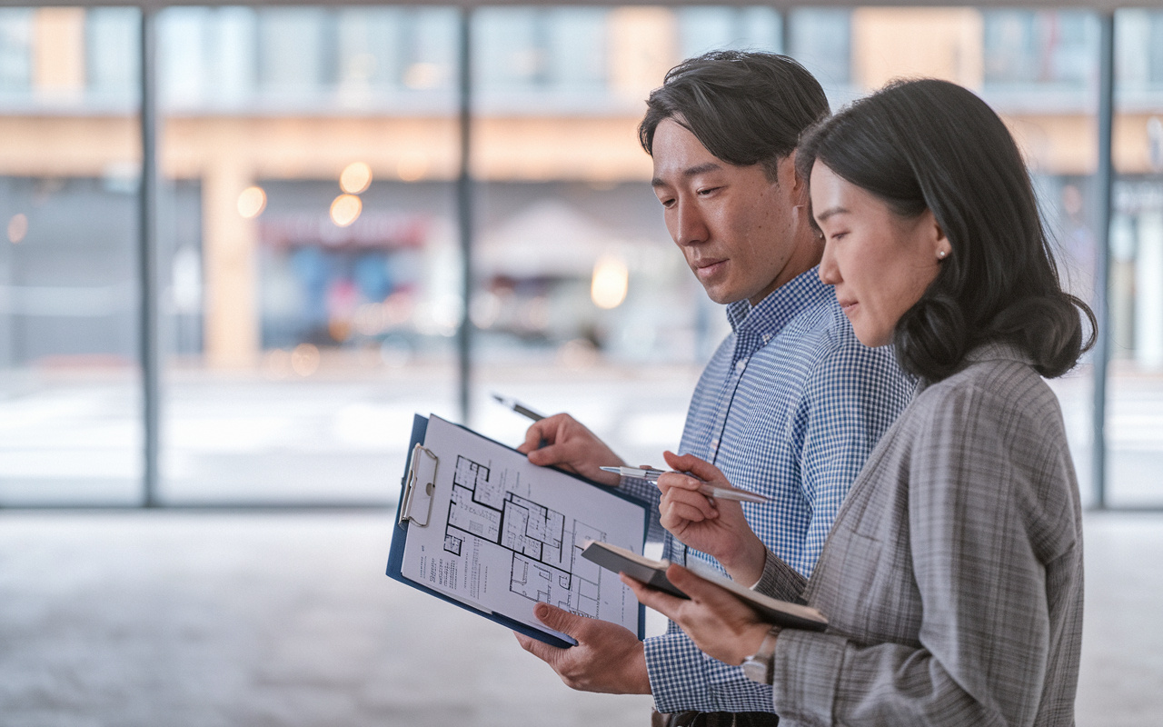 越谷で事業用賃貸テナントを探すコツとは？  建築確認書類を押さえて安全な開業を目指すの画像