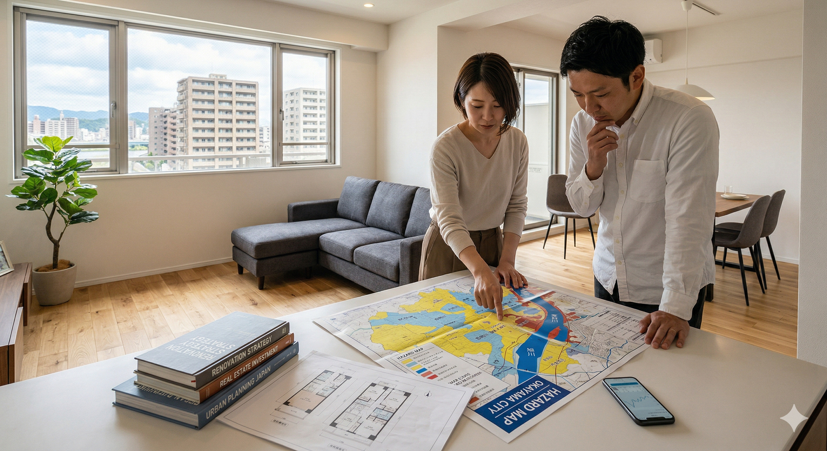 ハザードマップの真実｜岡山市内で「水害リスク」を賢く回避し、資産価値を守る中古マンション選びの全技術の画像