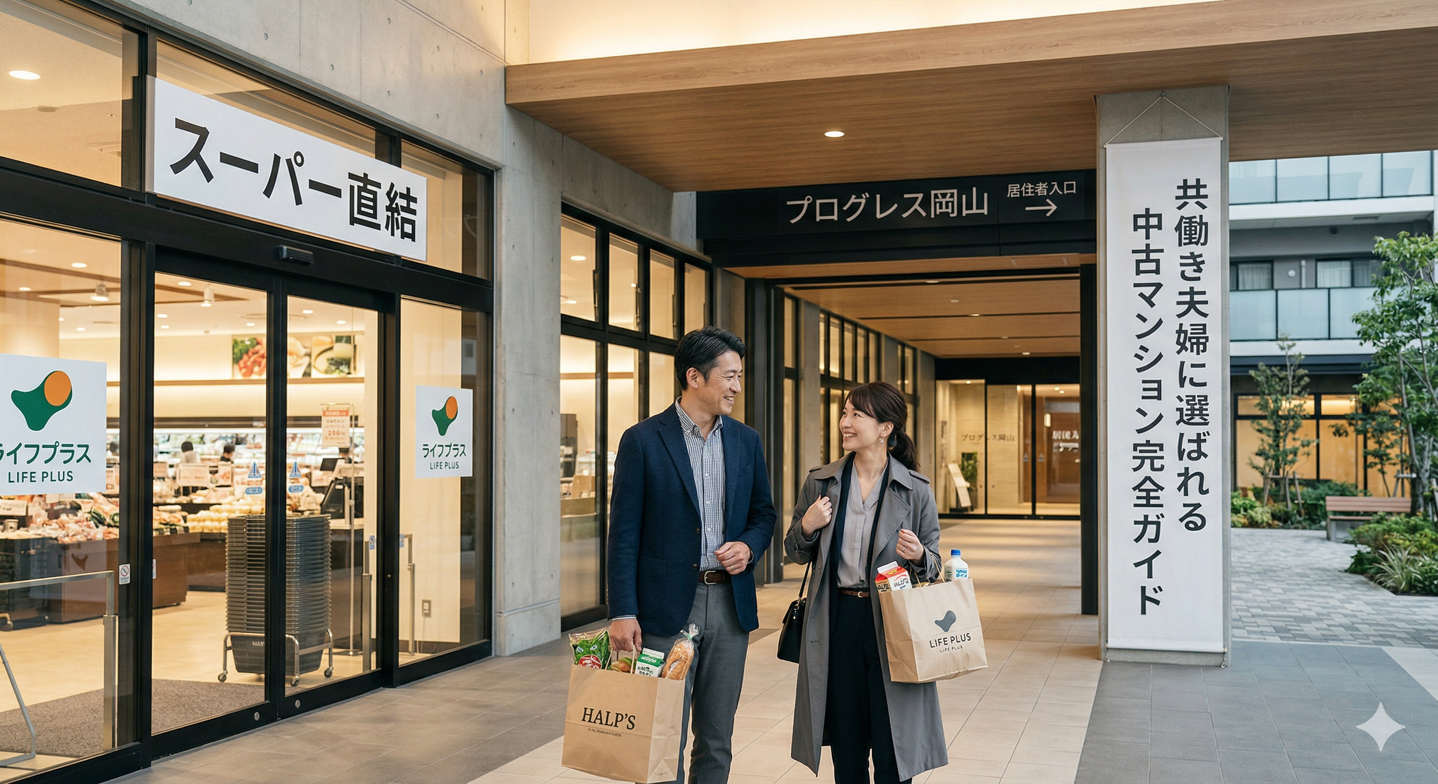 スーパー直結・近接物件｜岡山市内で共働き夫婦に選ばれる中古マンション完全ガイドの画像