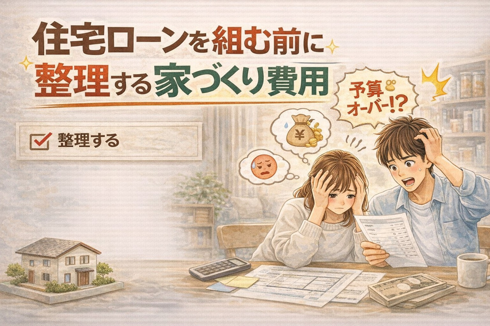 住宅ローンを考える前に整理する家づくり費用｜大東市で注文住宅の総額を見誤らない考え方の画像