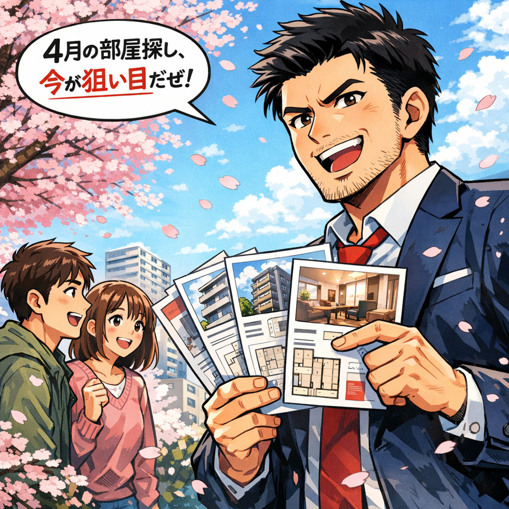 4月だからこその部屋探し！！～名古屋 My賃貸～の画像