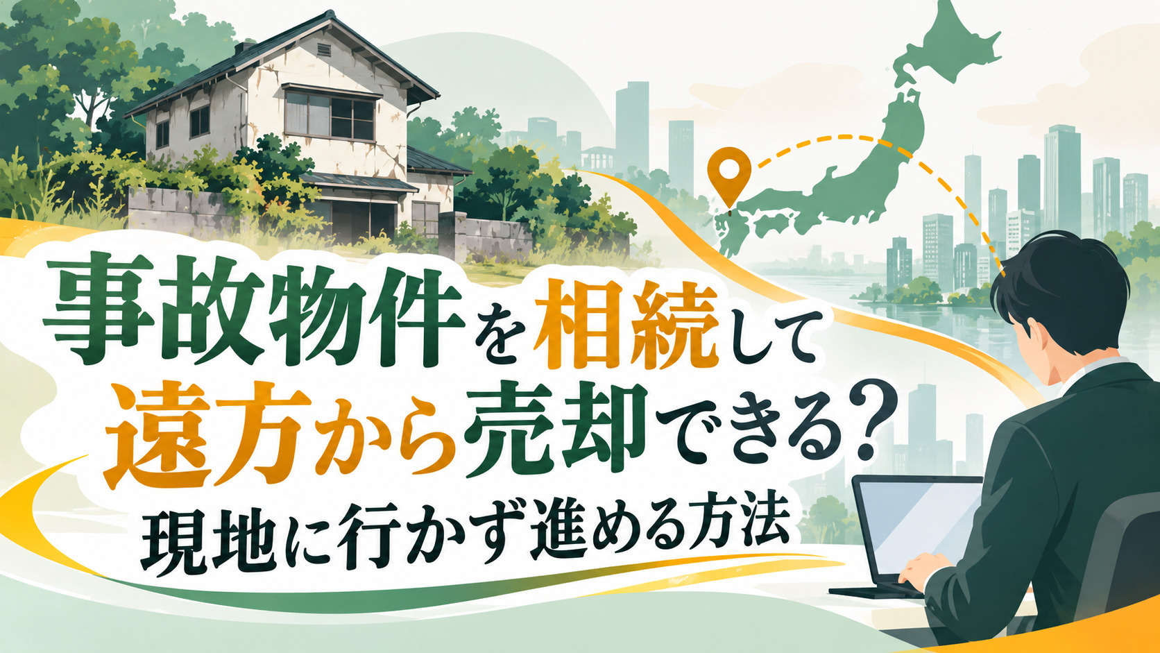 事故物件を相続して遠方から売却できる？現地対応を減らす方法も解説の画像