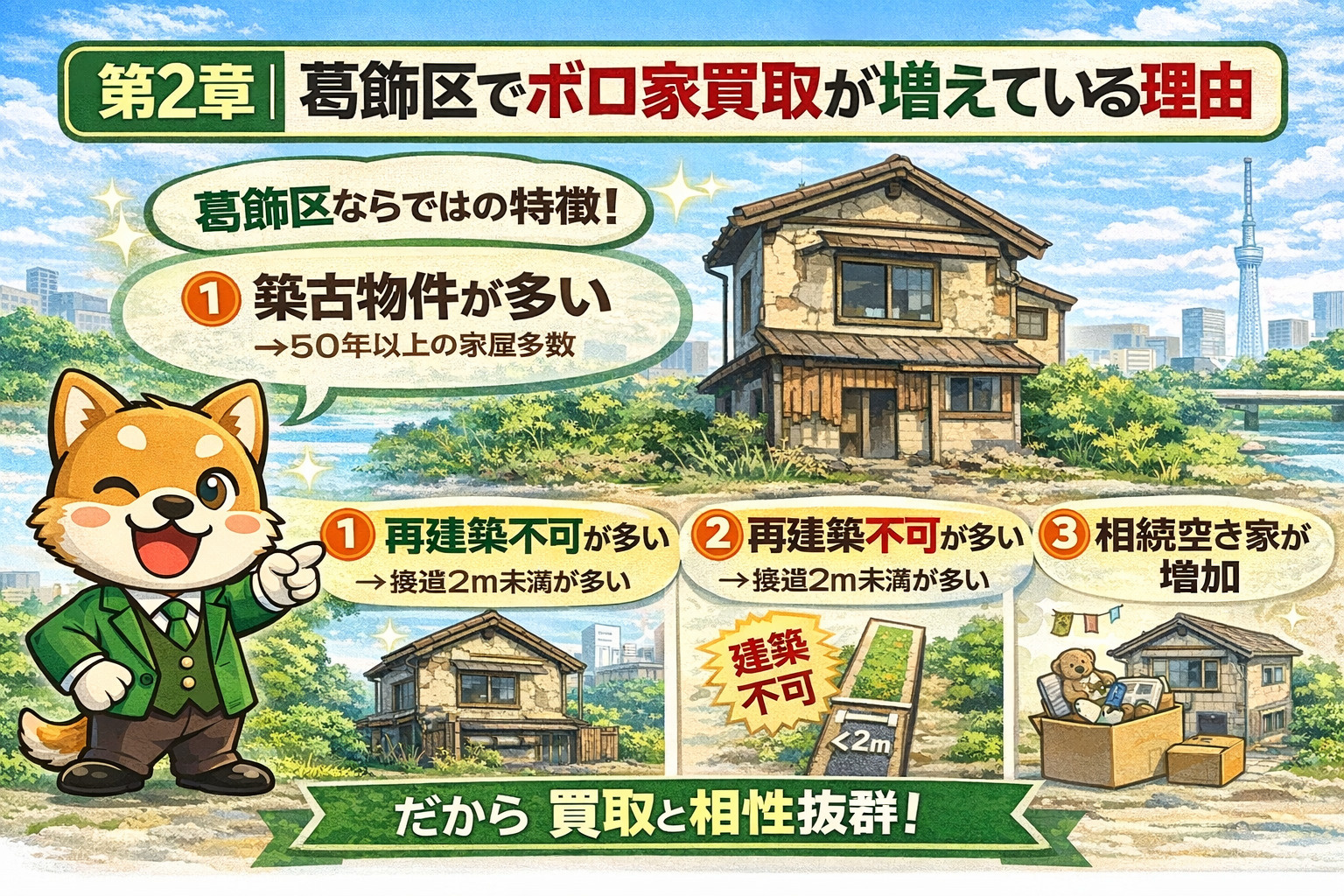葛飾区 ボロ家買取が増えている理由