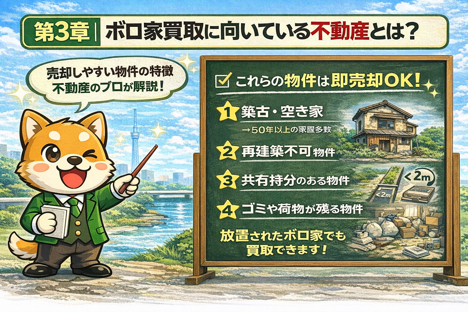 ボロ家買取に向いている物件
