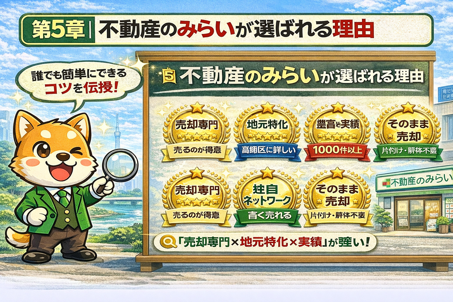 不動産のみらい 強み