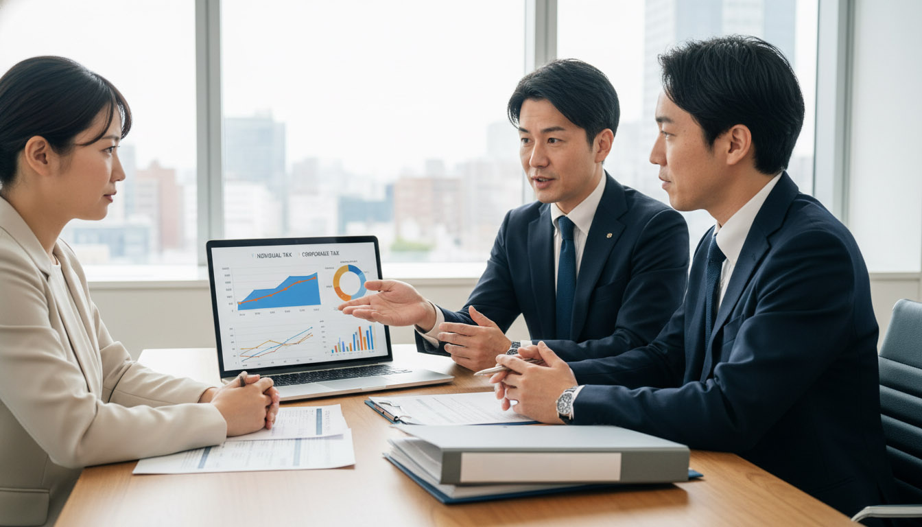 【法人化の目安】不動産投資で資産管理会社を設立すべき年収のボーダーラインの画像