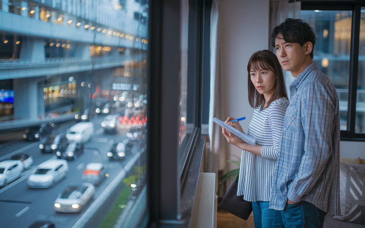 マンション騒音トラブルを防ぐには？生活音や道路の騒音を内見時間帯に確認し防音性を見極めようの画像