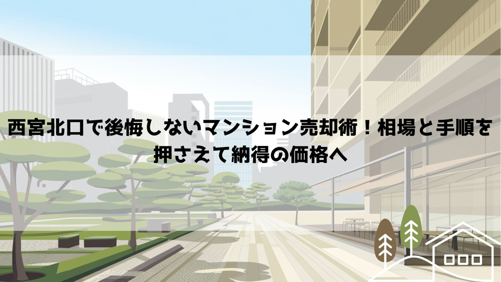 【2026年最新】西宮北口で後悔しないマンション売却術！相場と手順を押さえて納得の価格への画像