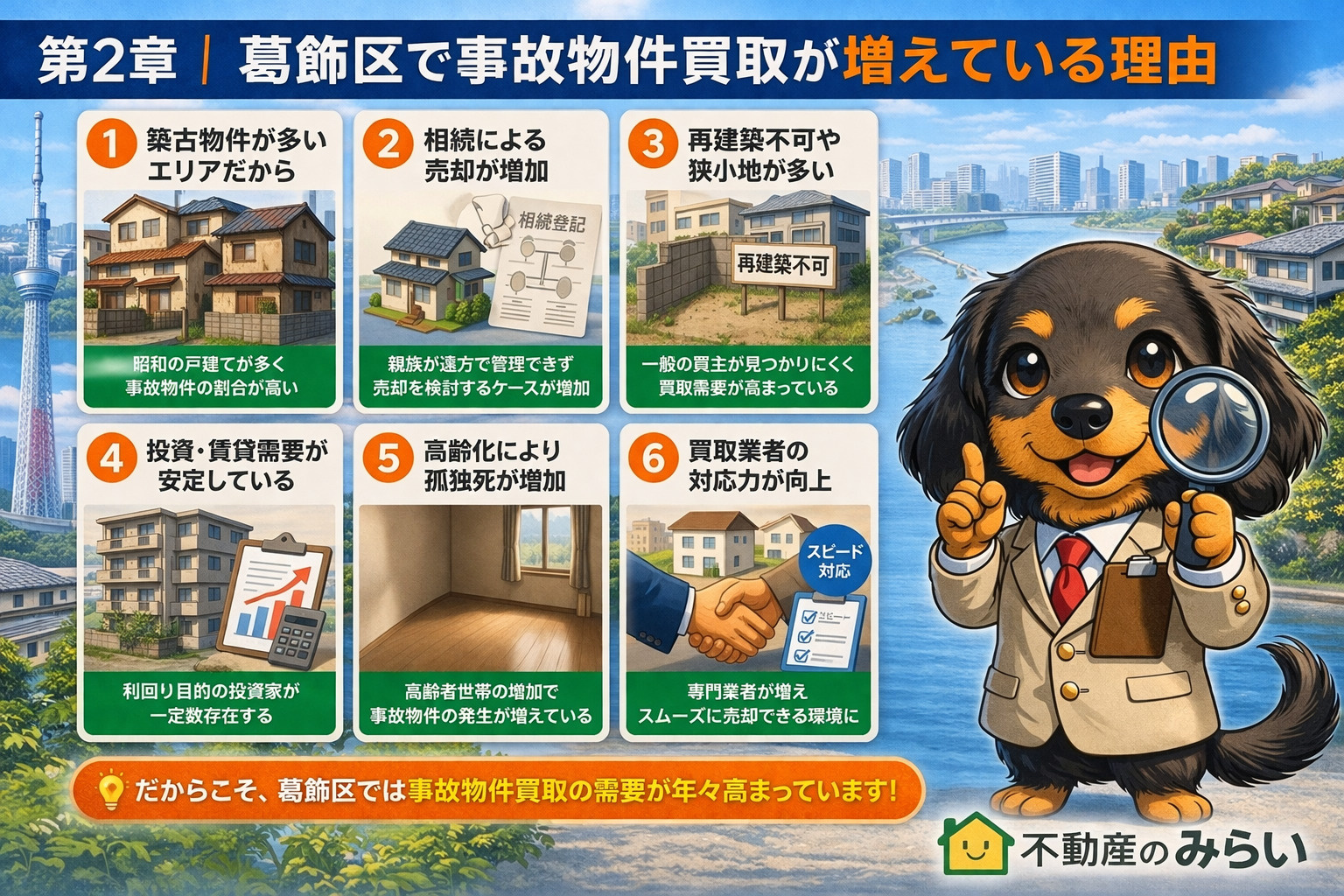 葛飾区 事故物件が増えている理由