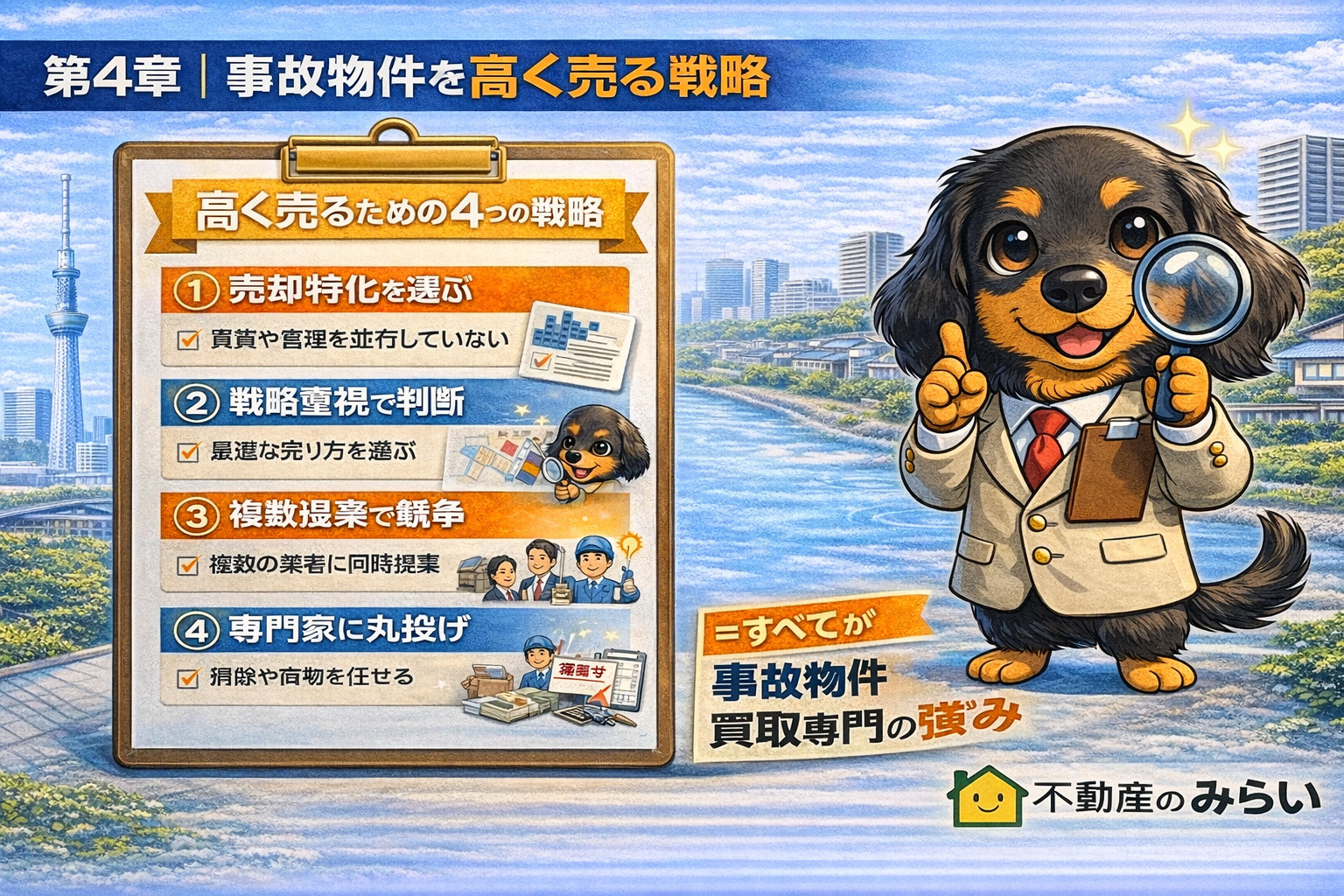 事故物件を高く売る方法