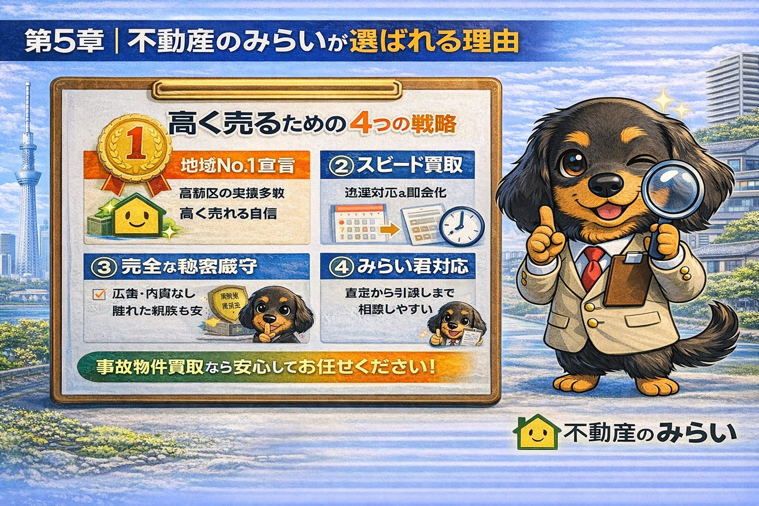 不動産のみらい 強み