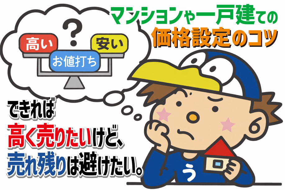 お値打ち感を生む不動産の価格設定術！売れ残りを回避する現実的な考え方の画像