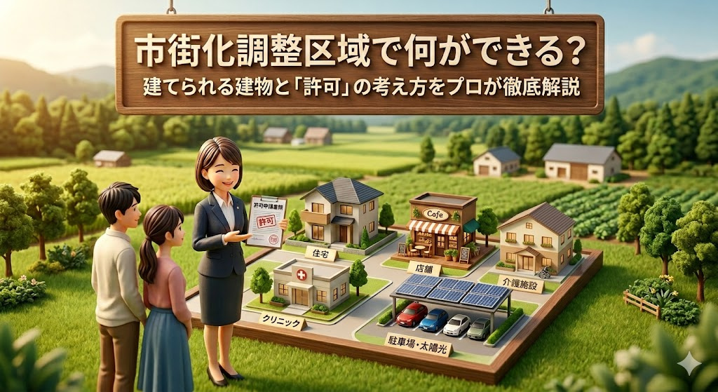 市街化調整区域で何ができる？ 建てられる建物と「許可」の考え方をプロが徹底解説の画像