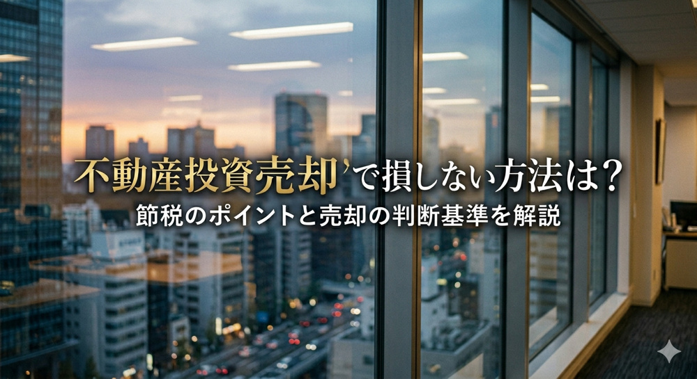 名古屋市の不動産投資売却で損しない方法は？  節税のポイントと売却の判断基準を解説の画像