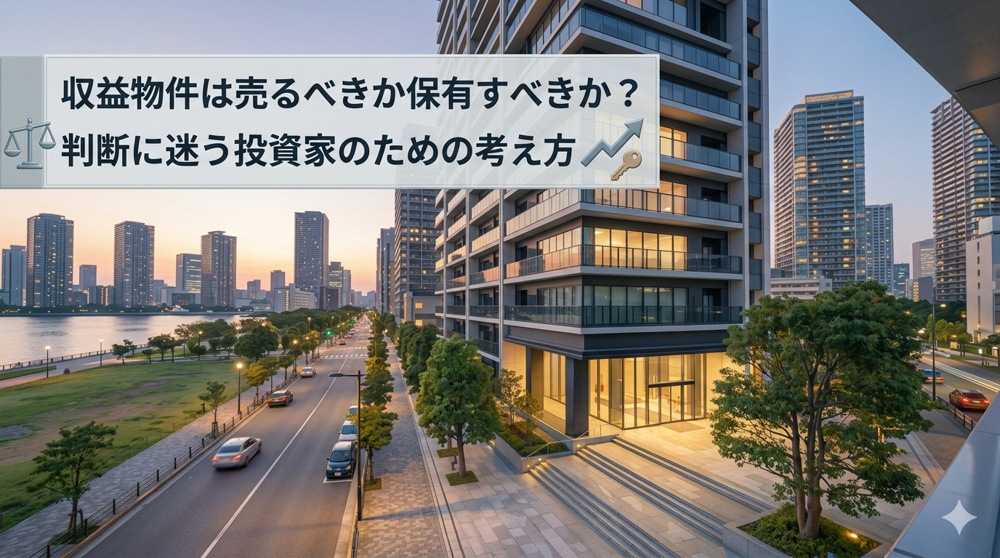 名古屋市の収益物件は売るべきか保有すべきか？判断に迷う投資家のための考え方の画像