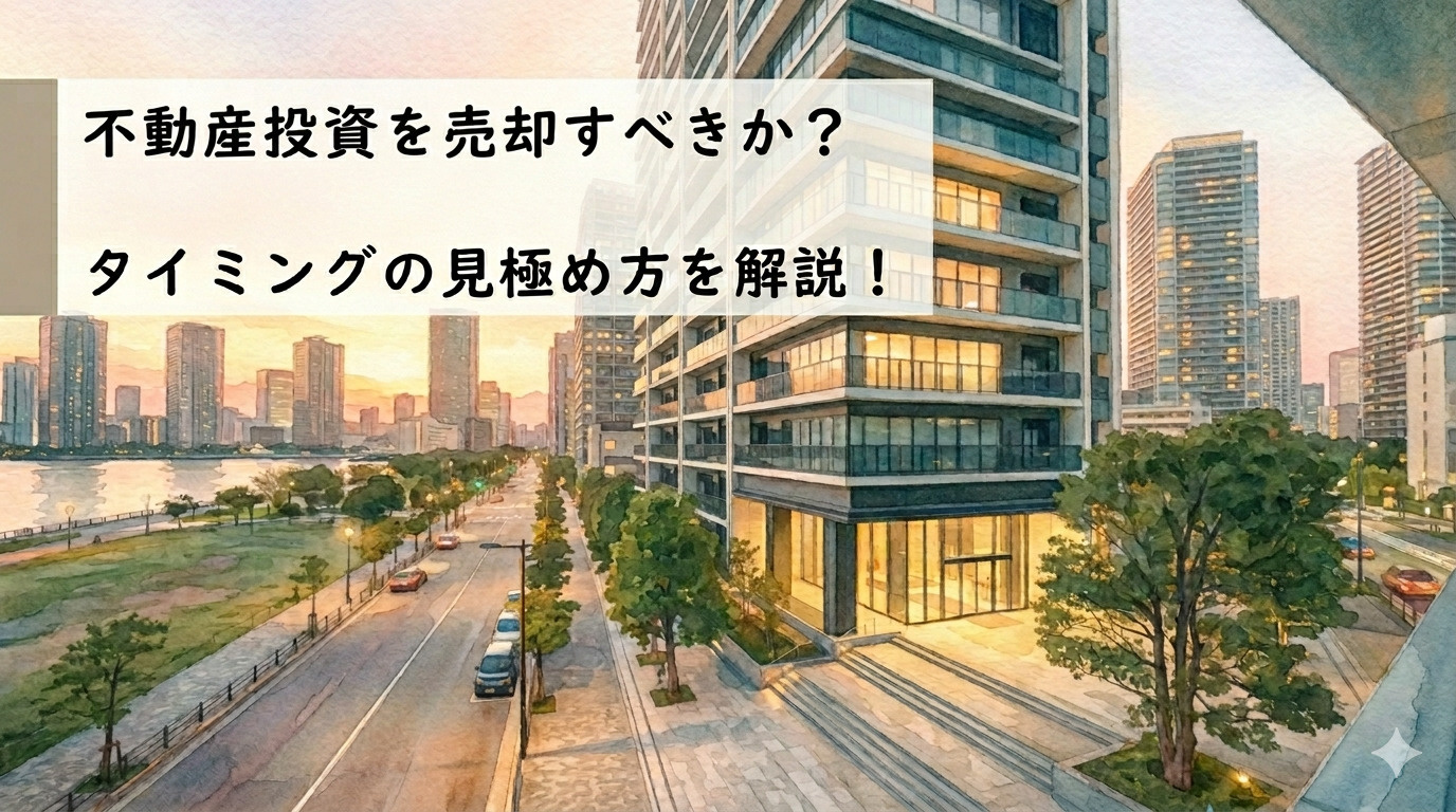 名古屋市で不動産投資を売却すべきか？タイミングの見極め方を解説の画像