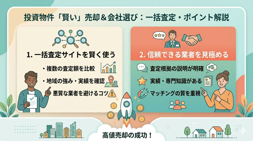 名古屋市の投資物件を高く売却したい人必見  一括査定サイトを使いこなすコツと業者選びの画像
