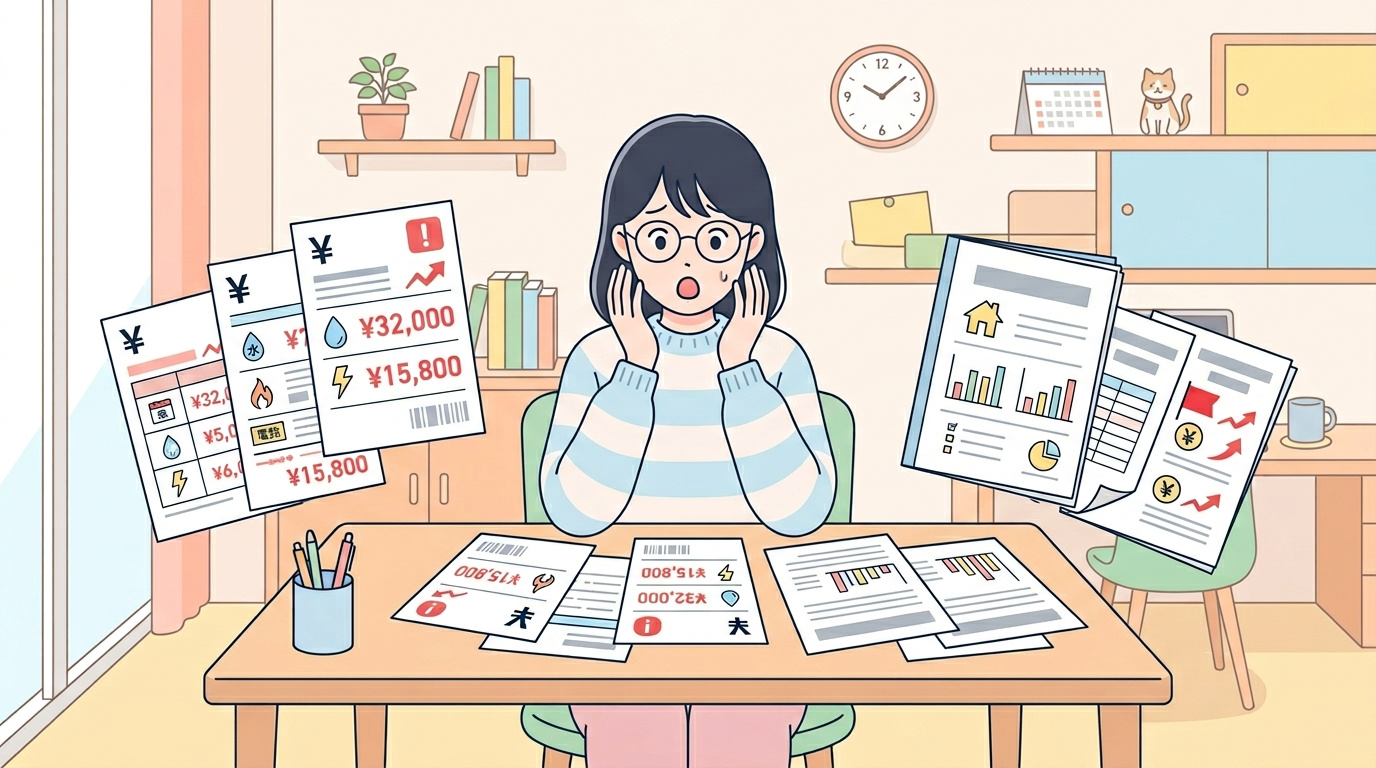 新生活スタート後の賃貸あるある失敗イメージ