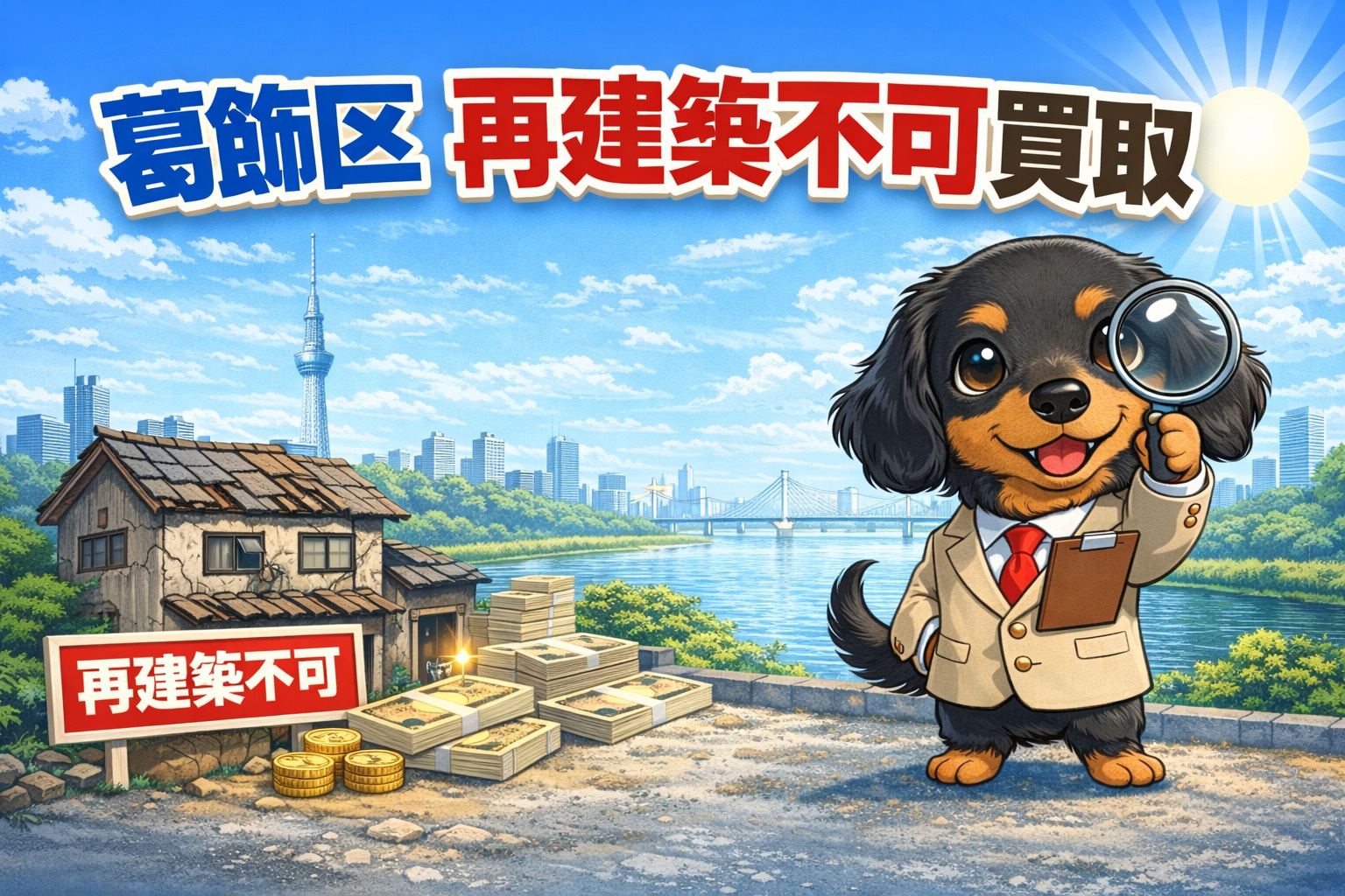 【葛飾区 再建築不可買取】接道不足・古家付きもそのまま売却｜最短即現金化ガイド｜不動産のみらいの画像